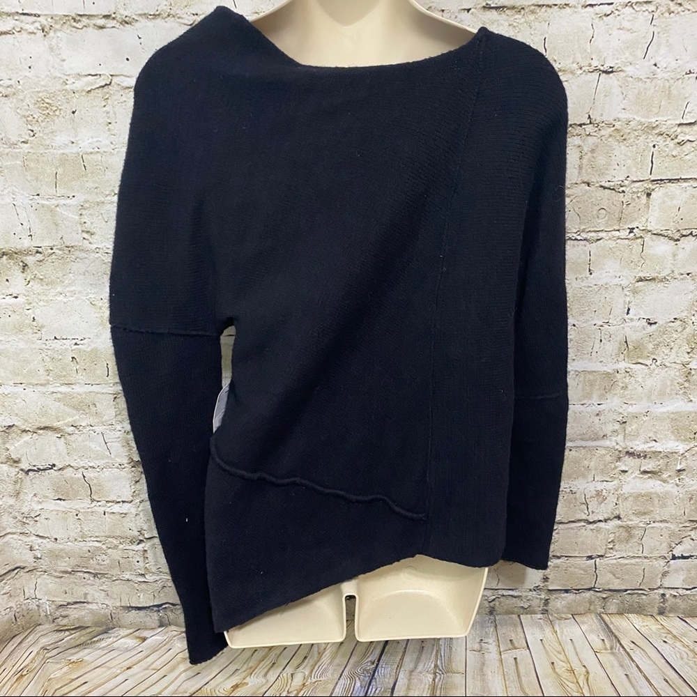NWT Free People Black Wool Love & Harmony Sweater - Picture 4 of 6